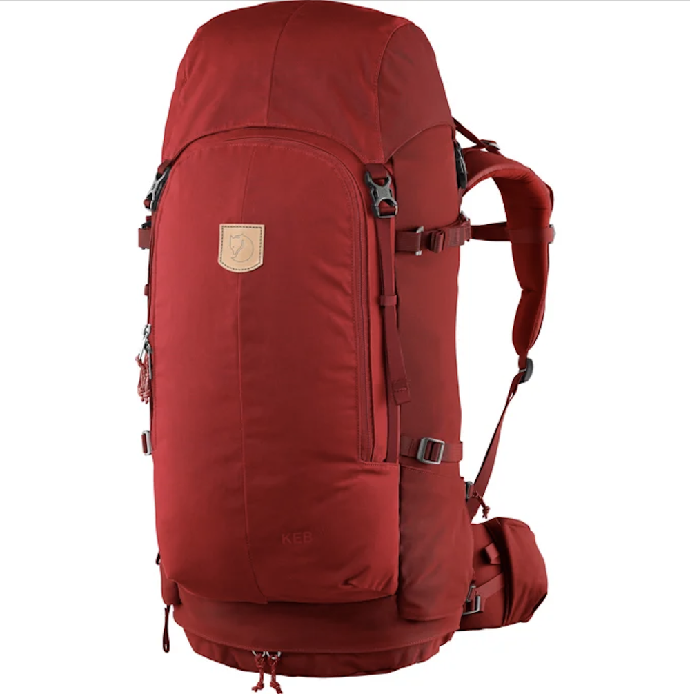 Hire Fjallraven Keb 52L Backpack (Blue/Red — Walk Wild